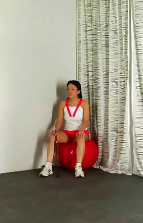 Horsejockey and sex exercising of a sport subby