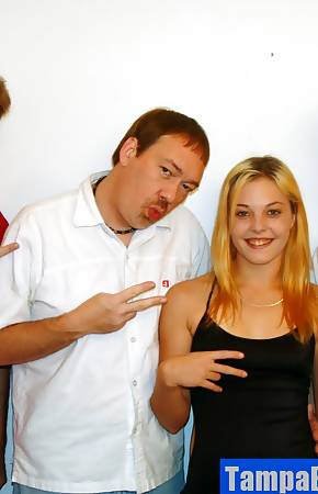 Country Girl gets a Mini Bukkake Party Initiation