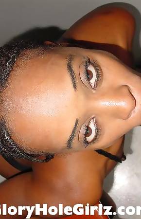 Ebony Night club Slut Sucks Cock