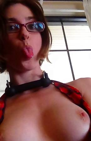 Cute little lesbian poses for some selfie shots