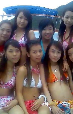 A collection of hot and sexy group shots of cute Asians
