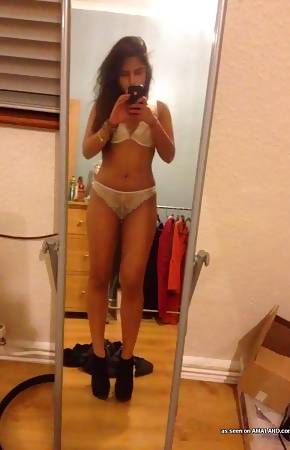 Collection of a sexy Indian chick flashing her perky tits