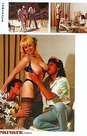 Horny retro couples having wild retro sex all over the place