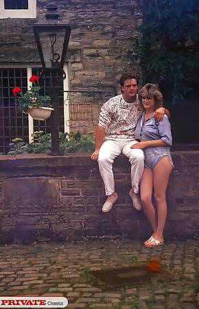 Frisky couple go for a stroll and get horny end up fucking