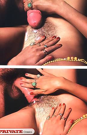 Hot horny girls enjoy a hard throbbing cock in their faces